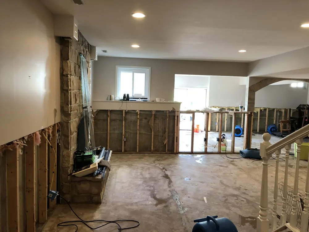 Restoration equipment on a Torrance job