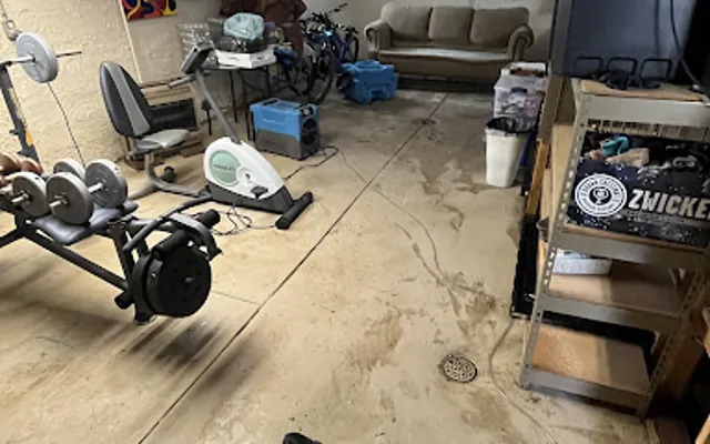 Slab Leak Water Damage in a Torrance home